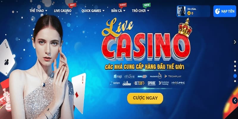 Live casino cực hấp dẫn tại Dabet